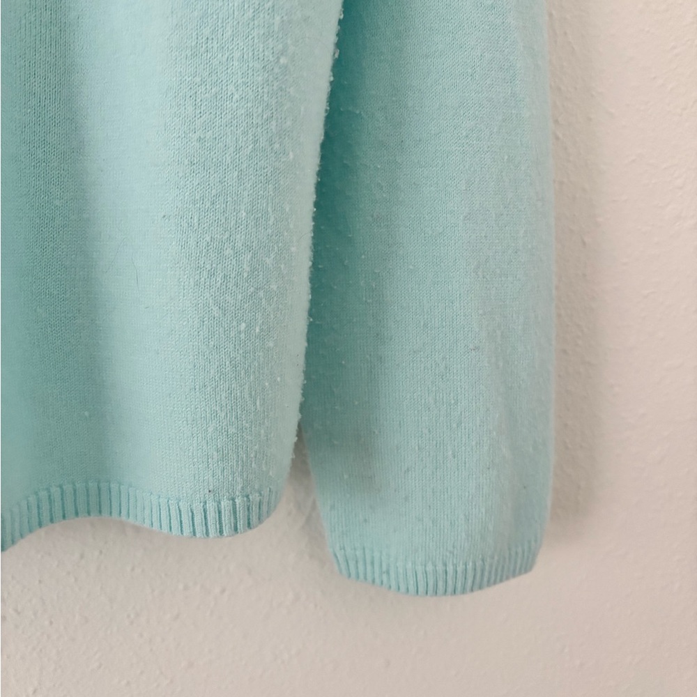 Kim Rogers Light Blue Cashmalon Sweater - Picture 5 of 6